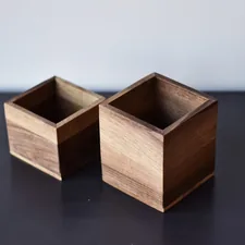 brown wooden box related to The Wood Valance Box: A Timeless and Versatile Window Treatment