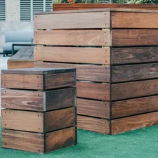 brown wooden stand related to Elevate Your Dining Room with Walnut Sideboards and Buffets