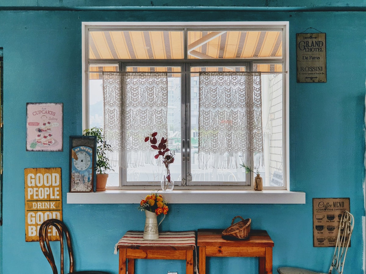 brown wooden table with brown wooden chair related to DIY Window Valance: Transform Your Windows with Style