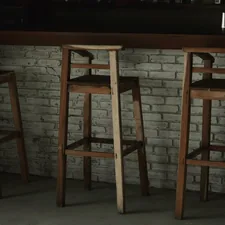 chair story related to Elevate Your Home Bar with a White Sideboard with Wine Rack