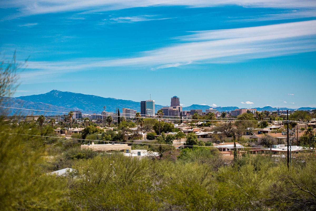 city buildings under blue sky during daytime related to Bed Bath Beyond Tucson: Your One-Stop Shop