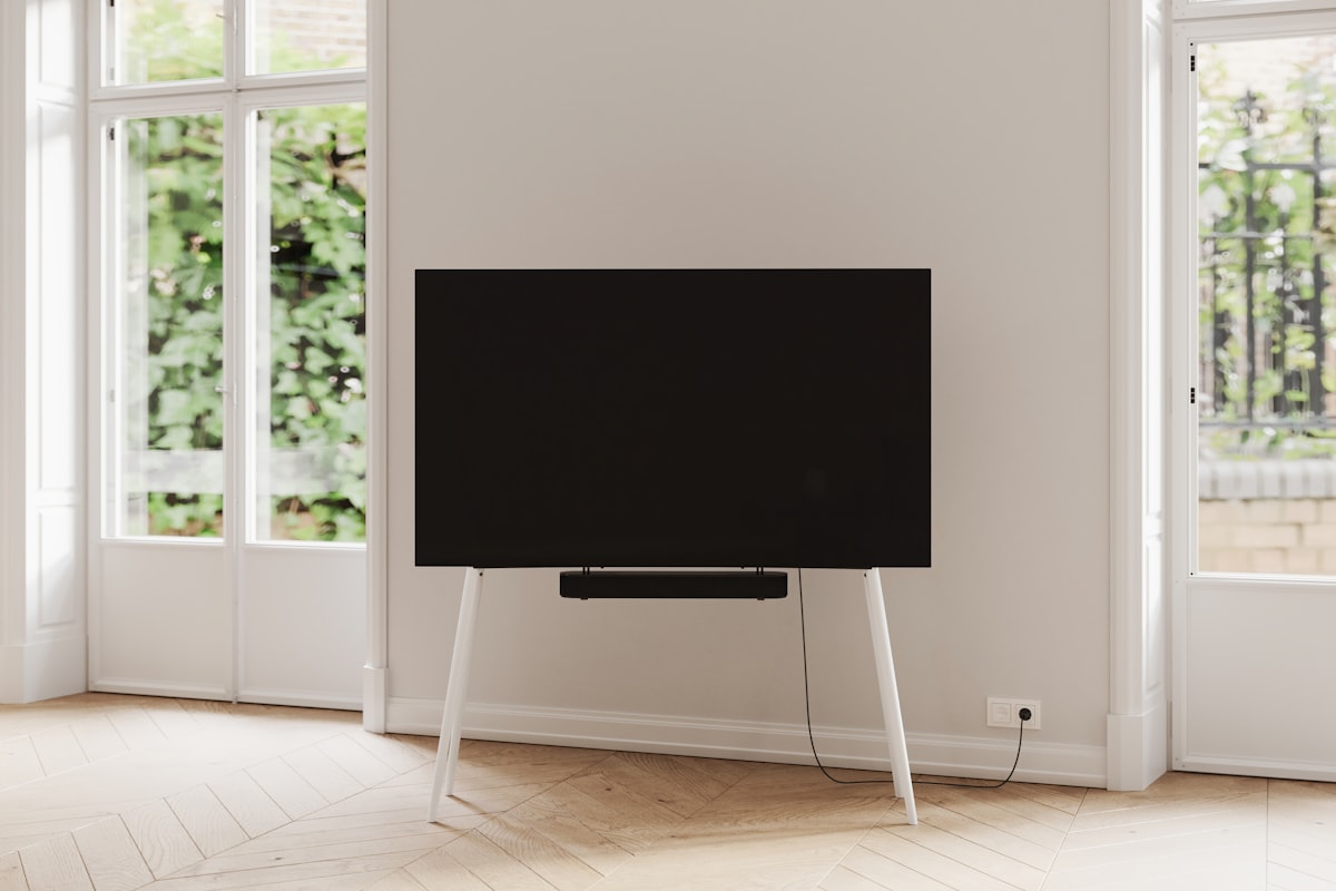 Classic White JALG TV Stand Handmade from solid oak and precision-cut, premium grade carbon steel, with a unique natural wax finish. JALG TV Stand is a modern take on a classic, mid-century modern Scandinavian style. related to Elevate Your Space with a Black and White Chevron Valance