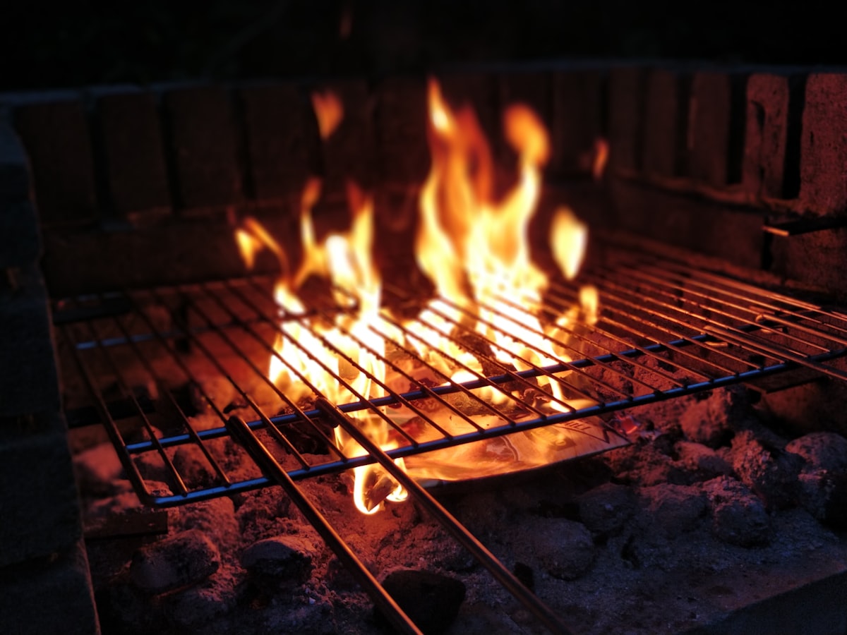 closeup photo of bonfire related to Roasting Delights by the Fire
