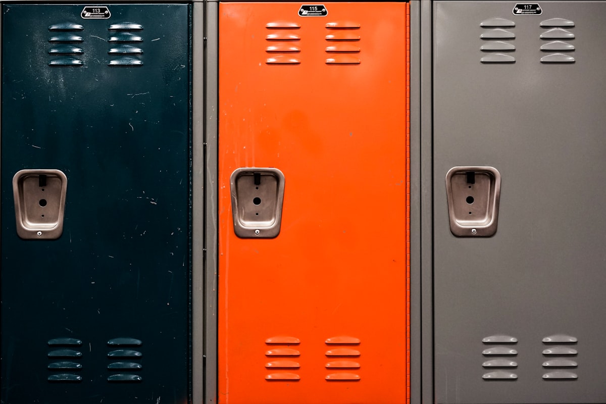 Colorful lockers related to Transform Your Entryway with Lockers: The Ultimate Storage Solution