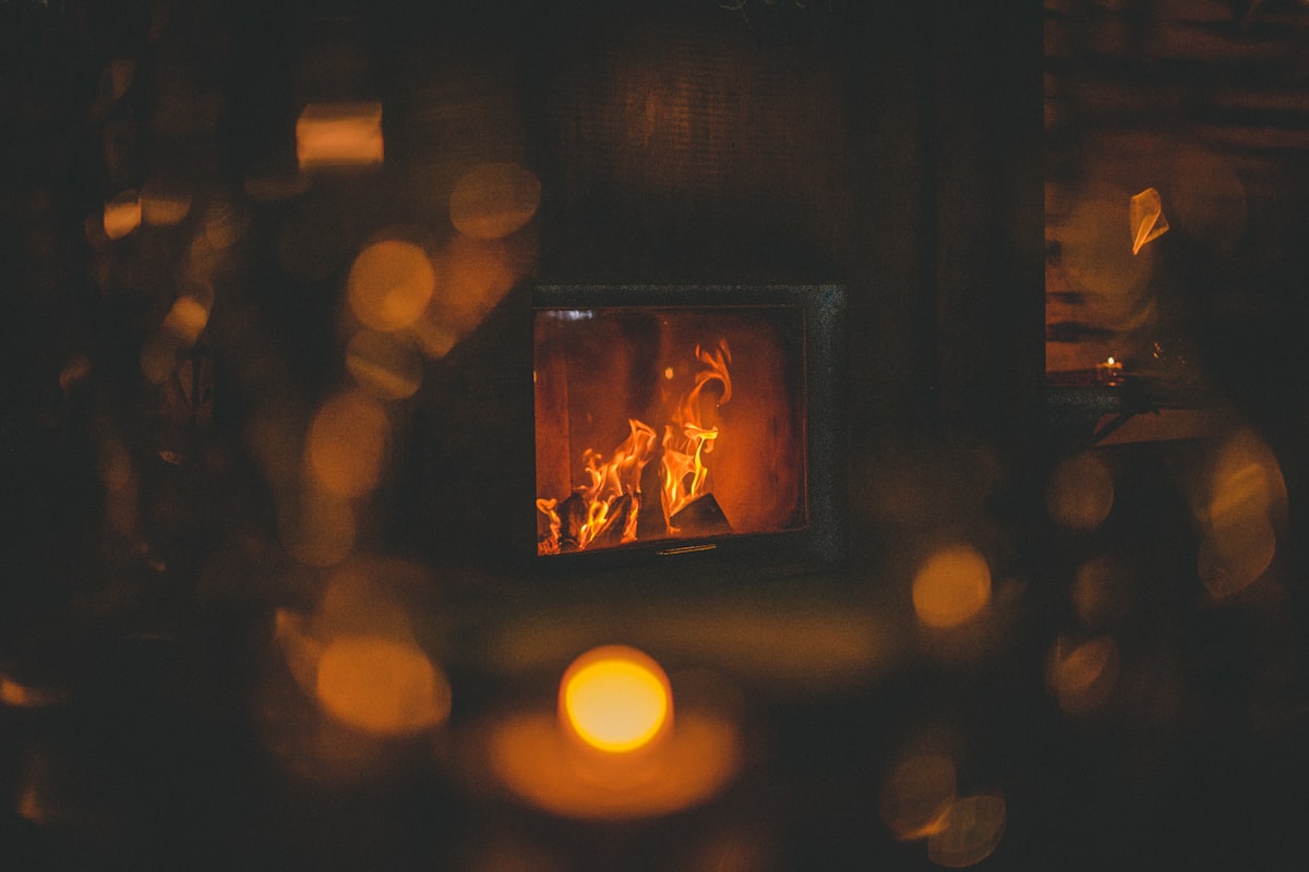 Cosy Fireplace in Chalet, warm Restaurant  related to Crackling Fires and Cozy Nights: The Ultimate Guide to Buying a Clay Chiminea