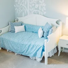 Cozy bed for the kiddies. related to Queen Coverlet Sets for a Timeless Bedroom Look