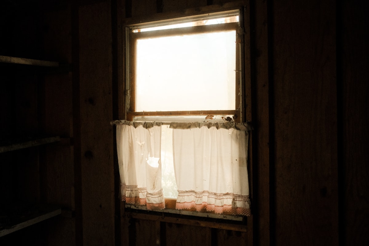 Creepy Shack related to DIY Window Valance: A Step-by-Step Guide