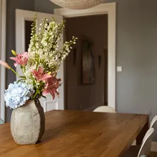 Custom made solid wood table from Pickawood. related to Enhance Your Dining Room with Majestic Oak Sideboards