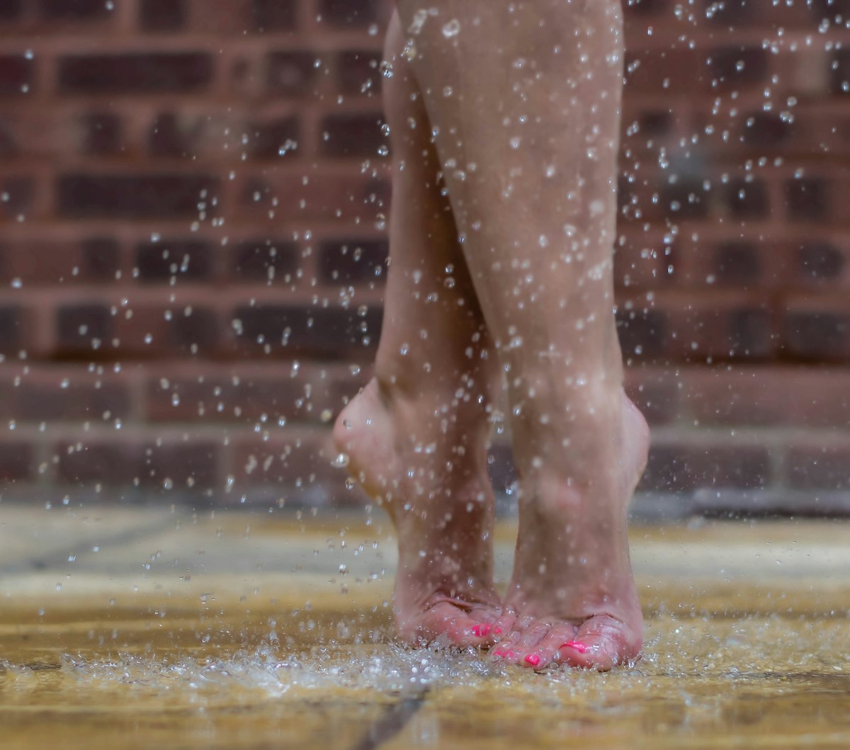 Dancing feet in the rain  related to Why Do Adults Wet the Bed? Uncovering the Causes and Solutions