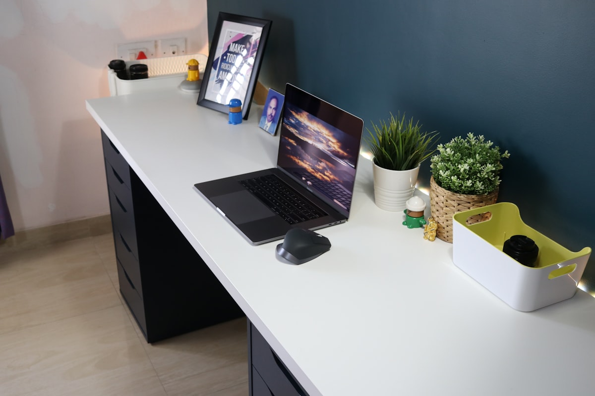Desk Setup related to Elevate Your Living Space with an IKEA Sideboard Table