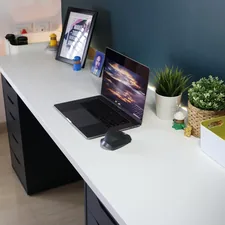 Desk Setup related to Elevate Your Living Space with an IKEA Sideboard Table
