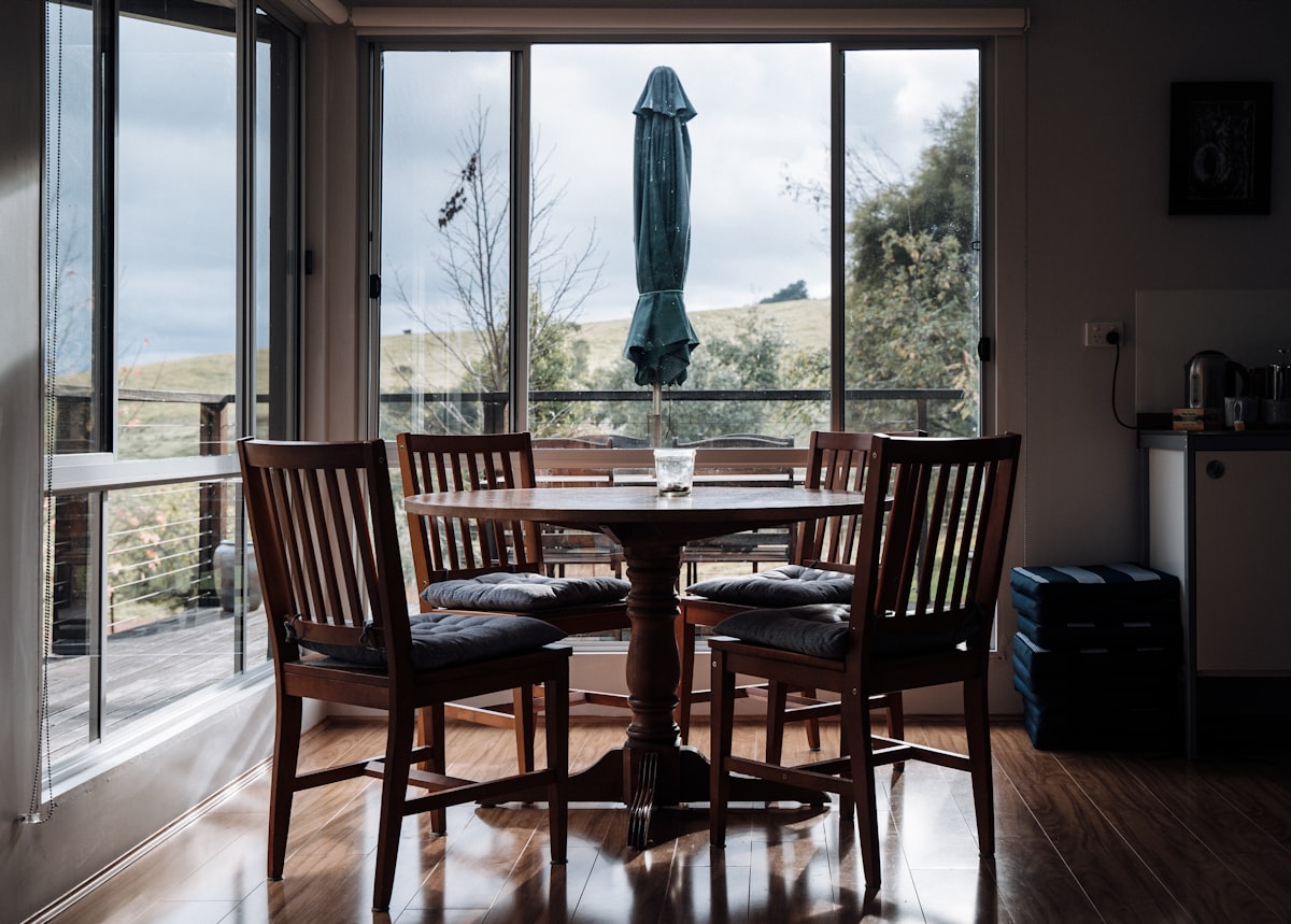 Dinning room of a farm house. related to A Cozy Escape: Discovering the Charm of Bodega Bay Bed and Breakfast