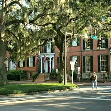 Drayton Street, Savannah, Georgia, USA related to Luxuriate in Nature's Embrace at the Serene Bed and Breakfast Savannah
