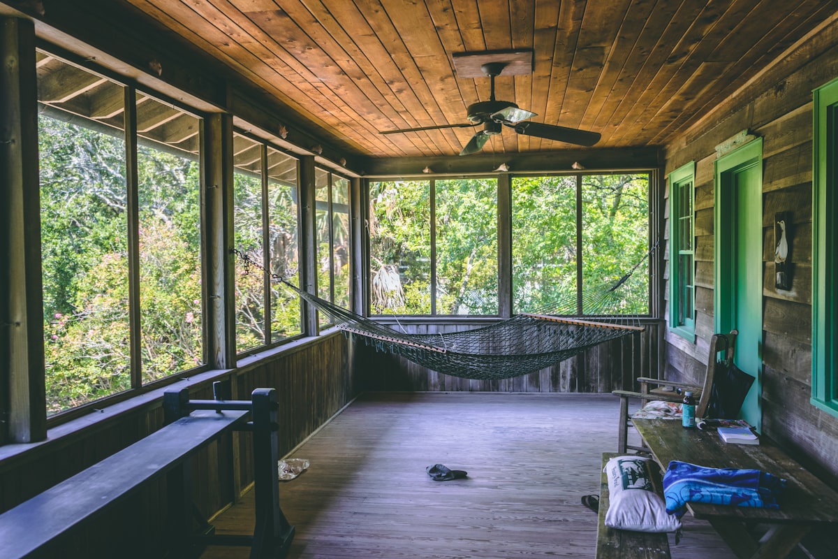 empty black hammock related to The Ultimate Relaxation Spot: Hanging Porch Beds 101