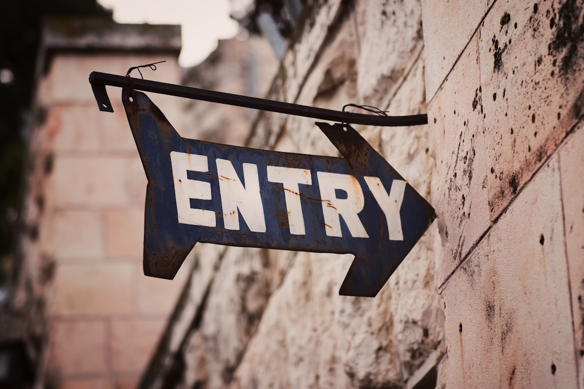 Entry Sign | Follow on Instagram: @timmossholder related to Entrancing Entryways: Unlocking Creative Decorating Ideas