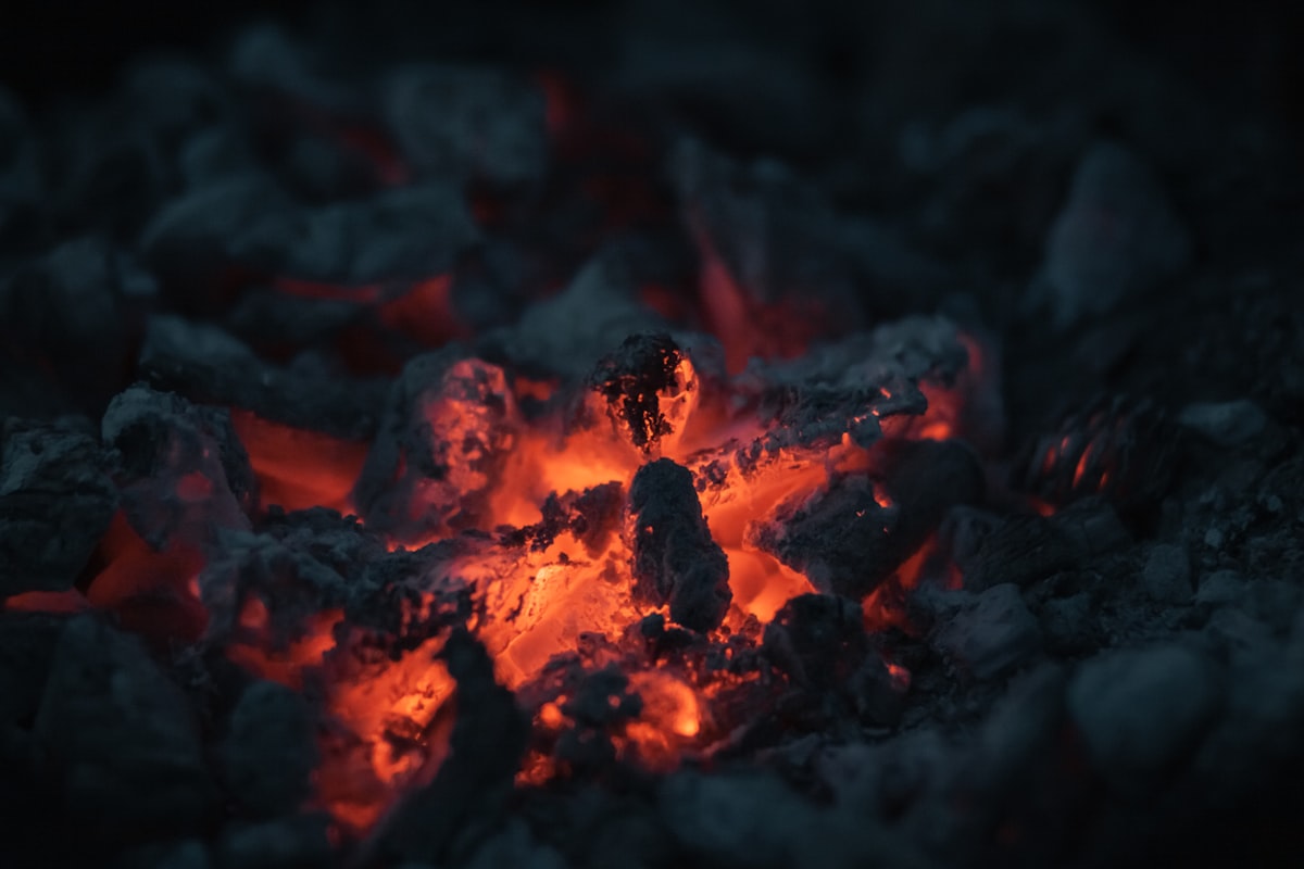 fire in the middle of the woods related to Ember Warmth Without the Hassle: Cast Iron Chiminea Sale