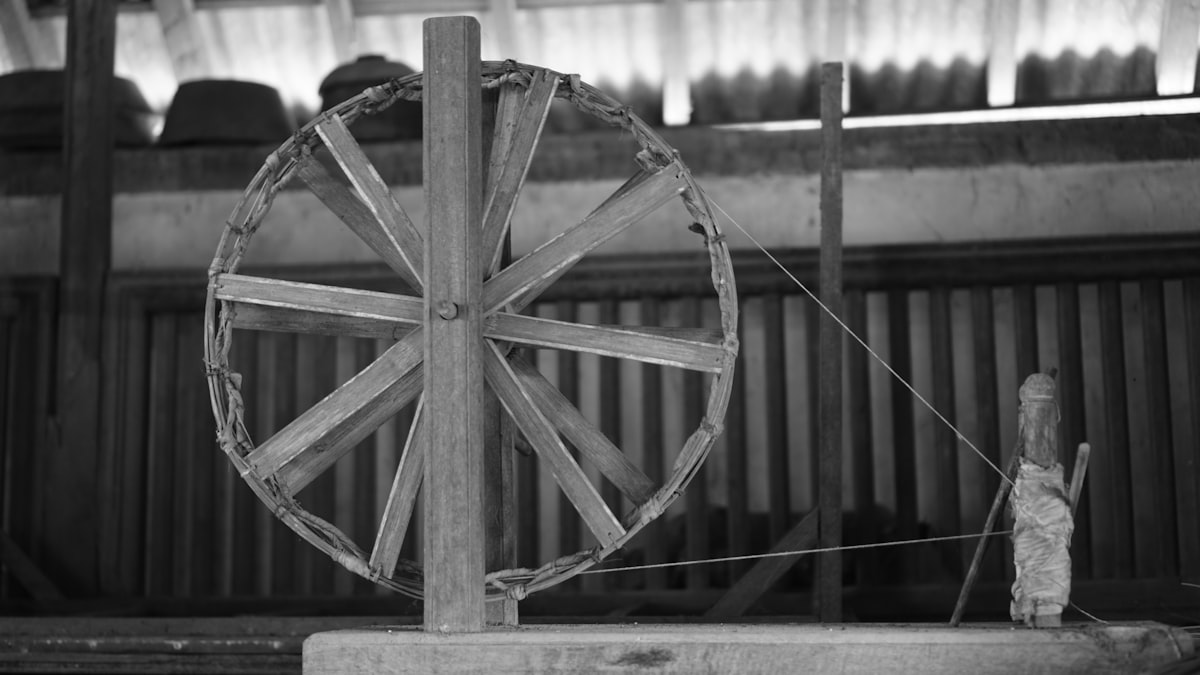 grayscale photography of reel related to The Charm of a Spindle Twin Bed: A Classic Addition to Any Bedroom