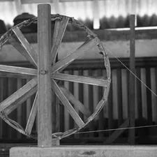 grayscale photography of reel related to The Charm of a Spindle Twin Bed: A Classic Addition to Any Bedroom