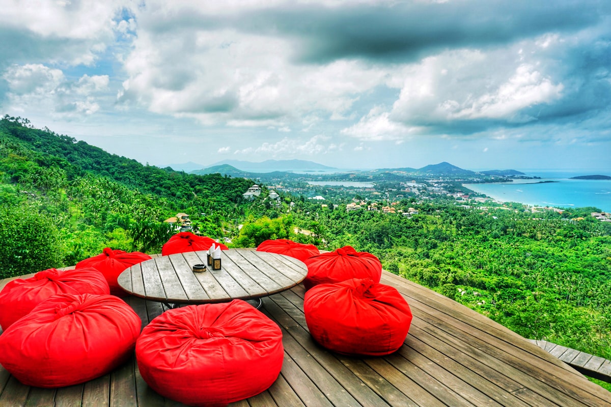 Great view over the jungle and Chaweng. related to The Ultimate Guide to Bean Bag Beds