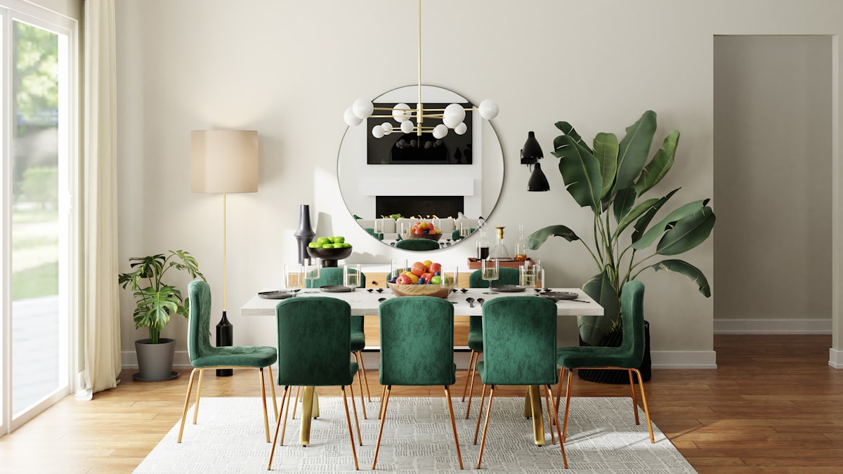 green and white wooden dining table and chairs related to Maximize Your Space with Stylish Ashley Furniture Storage Beds