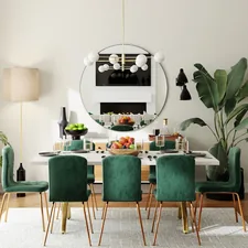 green and white wooden dining table and chairs related to Maximize Your Space with Stylish Ashley Furniture Storage Beds