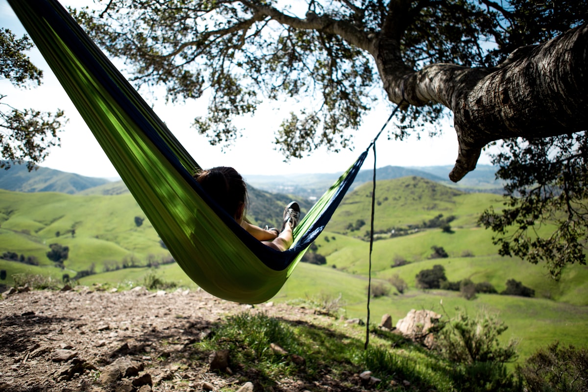 green hammock related to The Ultimate Space-Saving Solution: Bunk Bed Hammock
