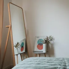 green plant beside white and brown easel related to Elevating Your Room with the Perfect Pattern for Valance