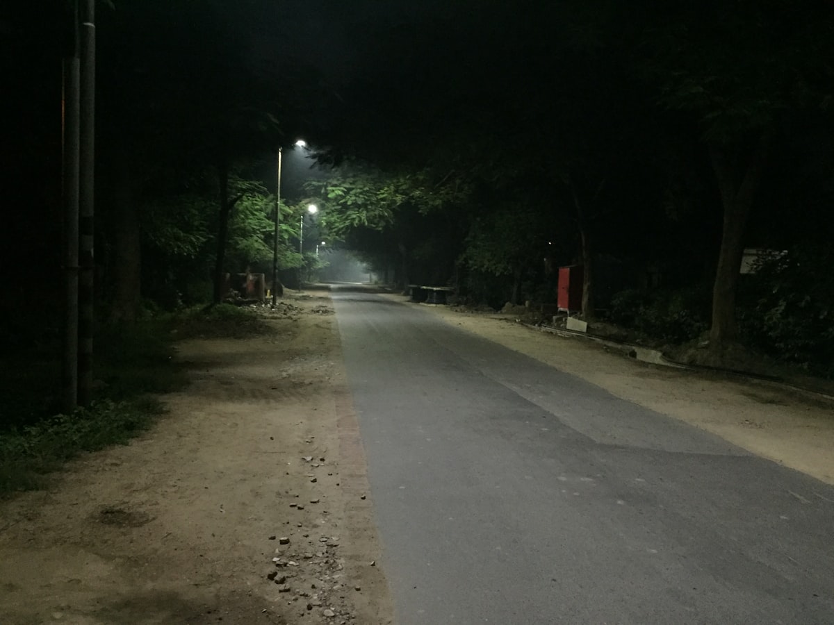 grey concrete road at nigiht related to Bedtime Blues: Unraveling Nighttime Bites