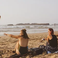 group of people on beach related to Elevate Your Beach Vibes with Stylish Window Valances