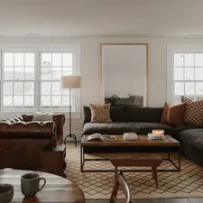 Guest house living room (IG: @clay.banks) related to Transform Your Living Space with Style and Functionality