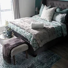 Guest Room 1 related to Elevate Your Bedroom Style: The Best Teal Bedding Sets