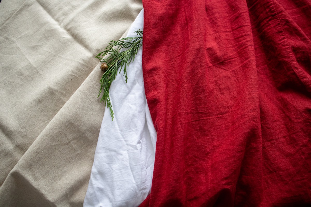 Handmade in the Linen World related to Deck the Halls with Christmas Bedding from Target