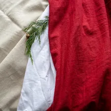 Handmade in the Linen World related to Deck the Halls with Christmas Bedding from Target
