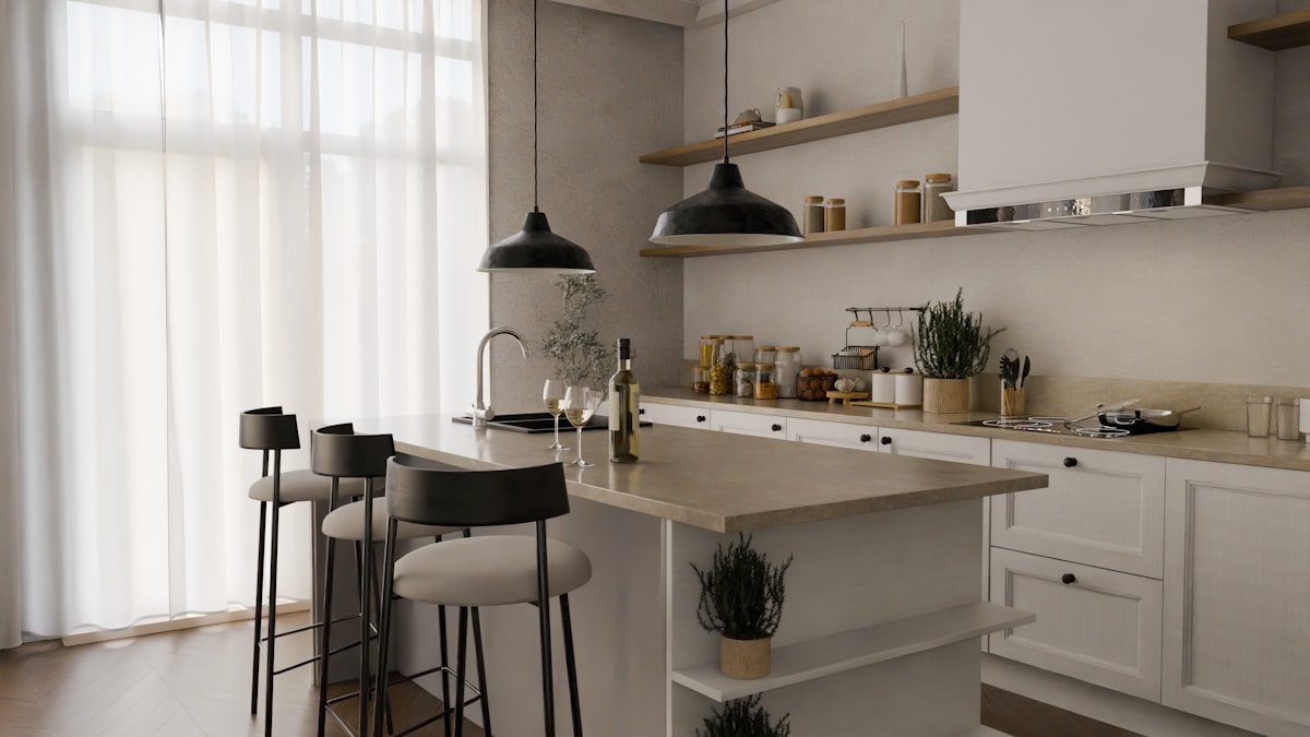 High-quality 3D interior visualization crafted in Blender, featuring realistic lighting, detailed textures, and a warm, inviting atmosphere. Perfect for architects, interior designers, and real estate projects. 📩 Need a 3D render? Let’s work together! related to Creating a Kitchen Valance: A Comprehensive Guide