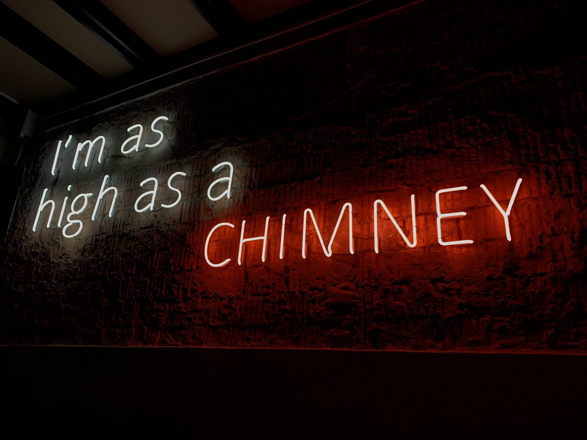 I'm as high as a chimney LED signage related to Discover the Best Price Chiminea for Your Backyard