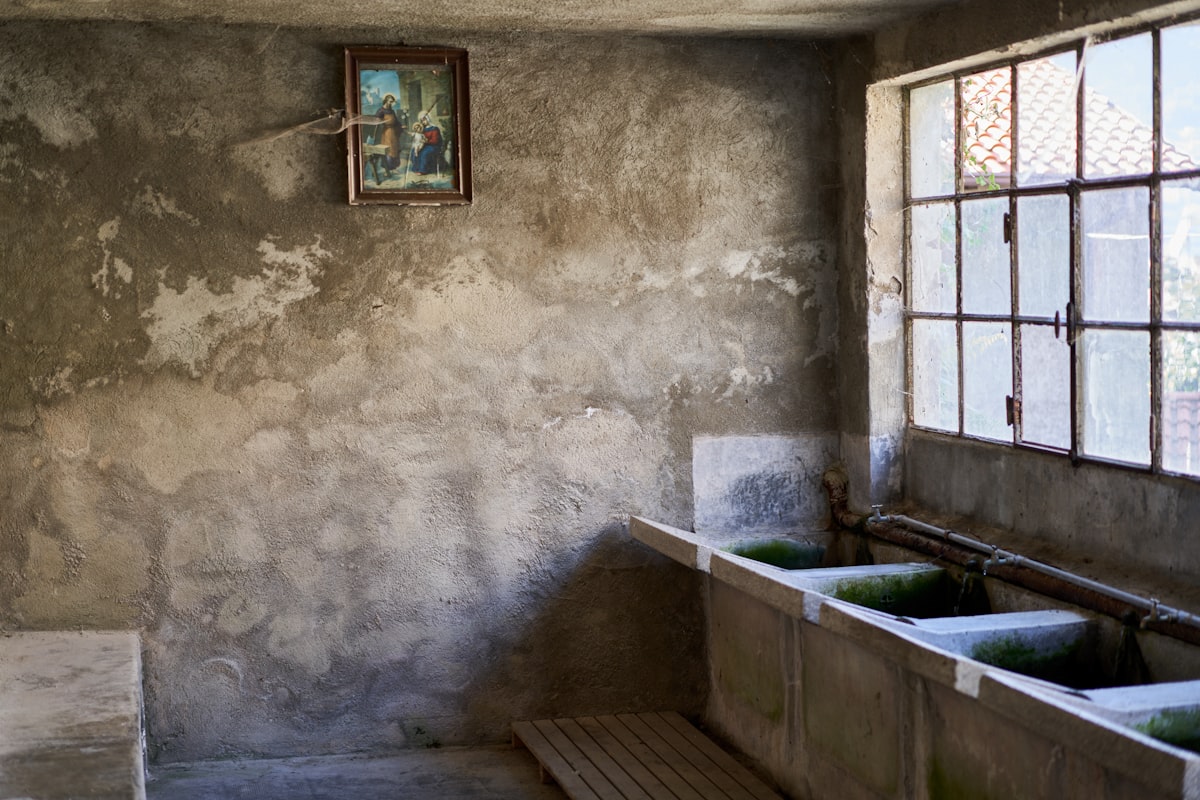 Inside the communal Laundry of Torno. related to Margaritas, Mud Baths, and More: Explore the Delightful World of the Margarita Machine