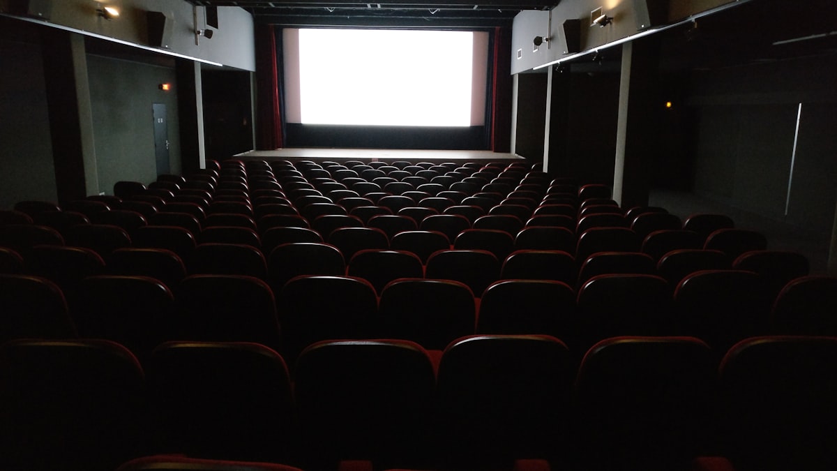 It’s August in Paris, people are on vacation, even the theater was all mine.. related to Luxuriate in Comfort: Movie Theaters Where Dreams Meet Sleep