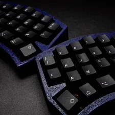 Keyboard: Caravelle-BLE (Deep Sea Blue) / Keycaps: Infinikey WoB Apple Font related to Sleek and Modern: Twin Platform Bed Walmart Options
