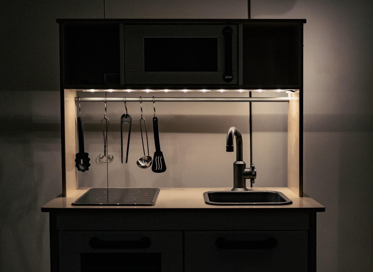 Kids kitchen sink - building good hand washing practice related to Stylish Storage Solutions: Elevating Your Kitchen with a Kitchen Sideboard from IKEA
