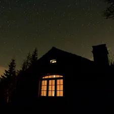 Late at night once everyone had gone to bed, I turned all the lights off in the house except one tiny side light.  So calm and quiet!! related to Cozy Outdoor Nights: Exploring Fire Pits and Chimineas