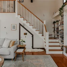 Living Room 2/2 (IG: @clay.banks) related to Sew Stylish Homes: A Step-by-Step Guide on How to Make Valance Curtains