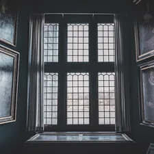 Looking outside the window inside from Frederiksborg Castle. related to Stunning Images of Window Valances to Elevate Your Home Decor