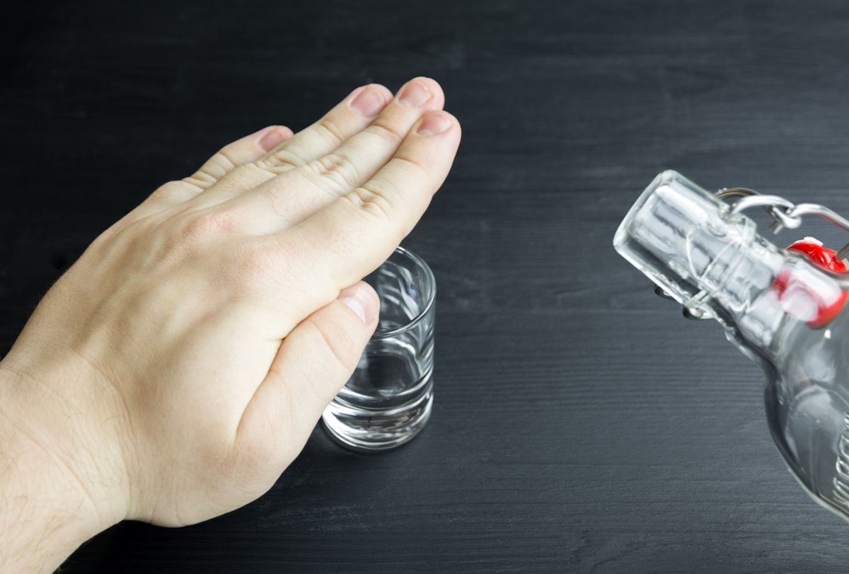 Man refuses to drink alcohol. More of my photos and videos Adobe Stock:http://bit.ly/3RqlciK More of my photos and videos Shutterstock: https://www.shutterstock.com/g/ALEKSANDRBERDYUGIN My email: bermix999@gmail.com related to Rubbing Alcohol For Bed Bugs Treatment