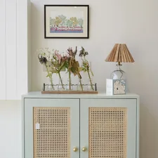 Minimal. related to Elegant Entertaining with a Blue Sideboard Buffet