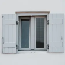 Minimal window and shutters related to Elevate Your Windows with Grey Curtain Valances