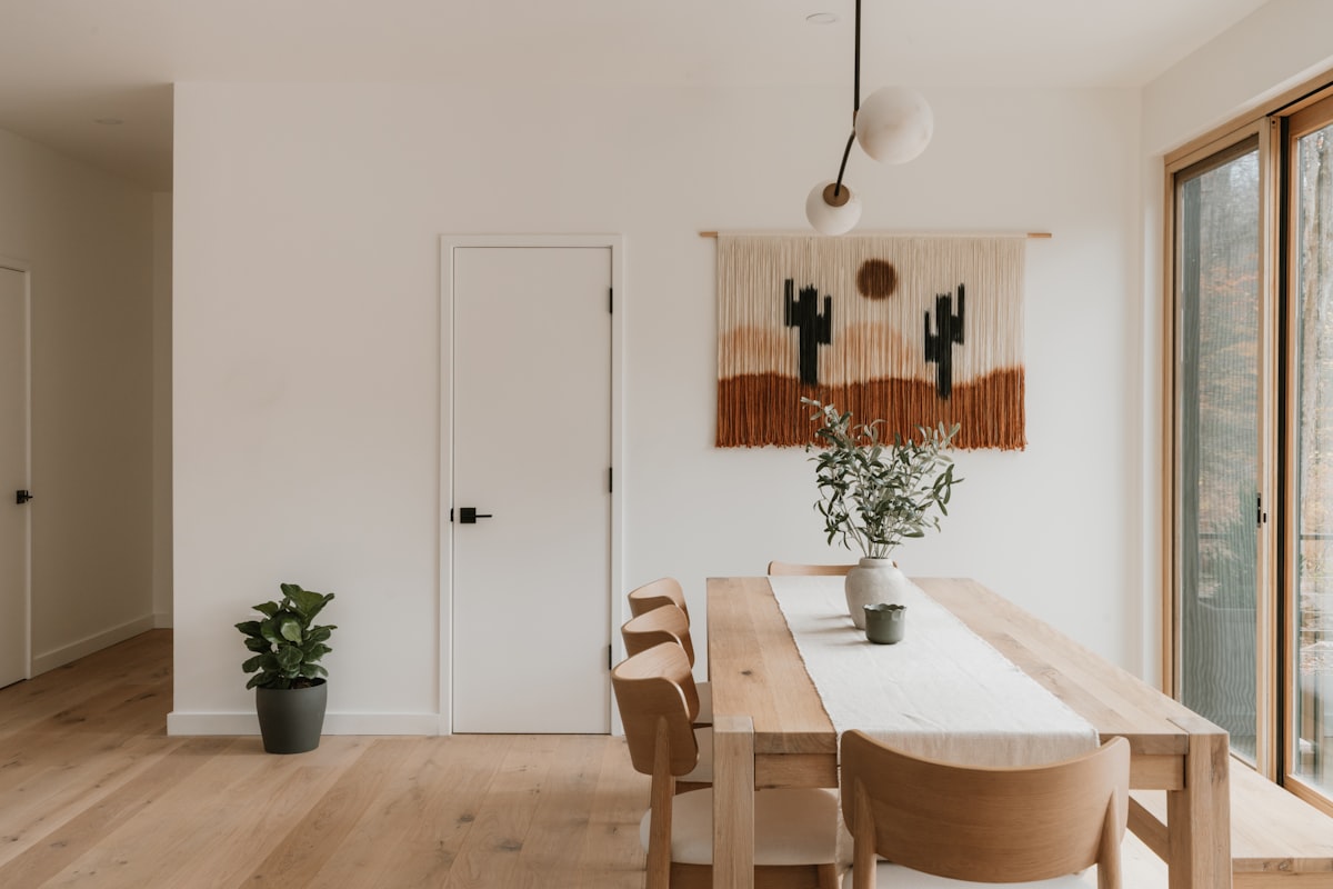 Modern dining room 1/2 (IG: @clay.banks) related to Enhance Your Dining Room with Majestic Oak Sideboards