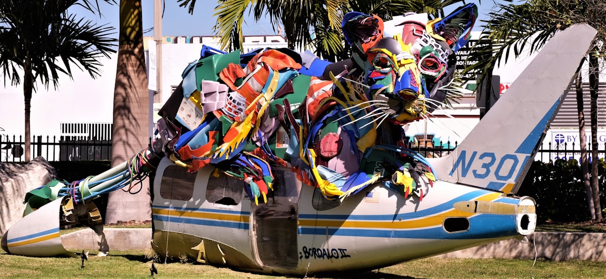multicolored animal statue related to Taking Flight with the Ultimate Flying Experience