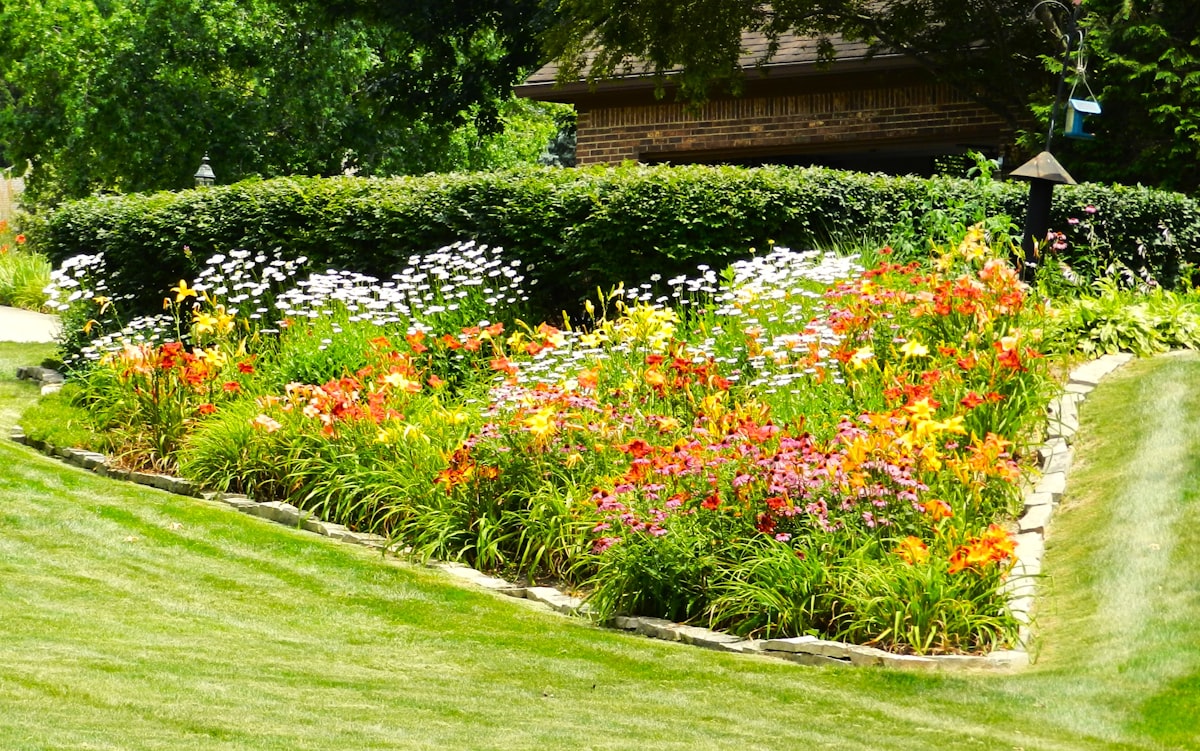 Nice colorful flower garden related to Enhancing Your Garden with Edging
