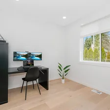 office space related to Elevate Your Space with Custom Drapery Valances