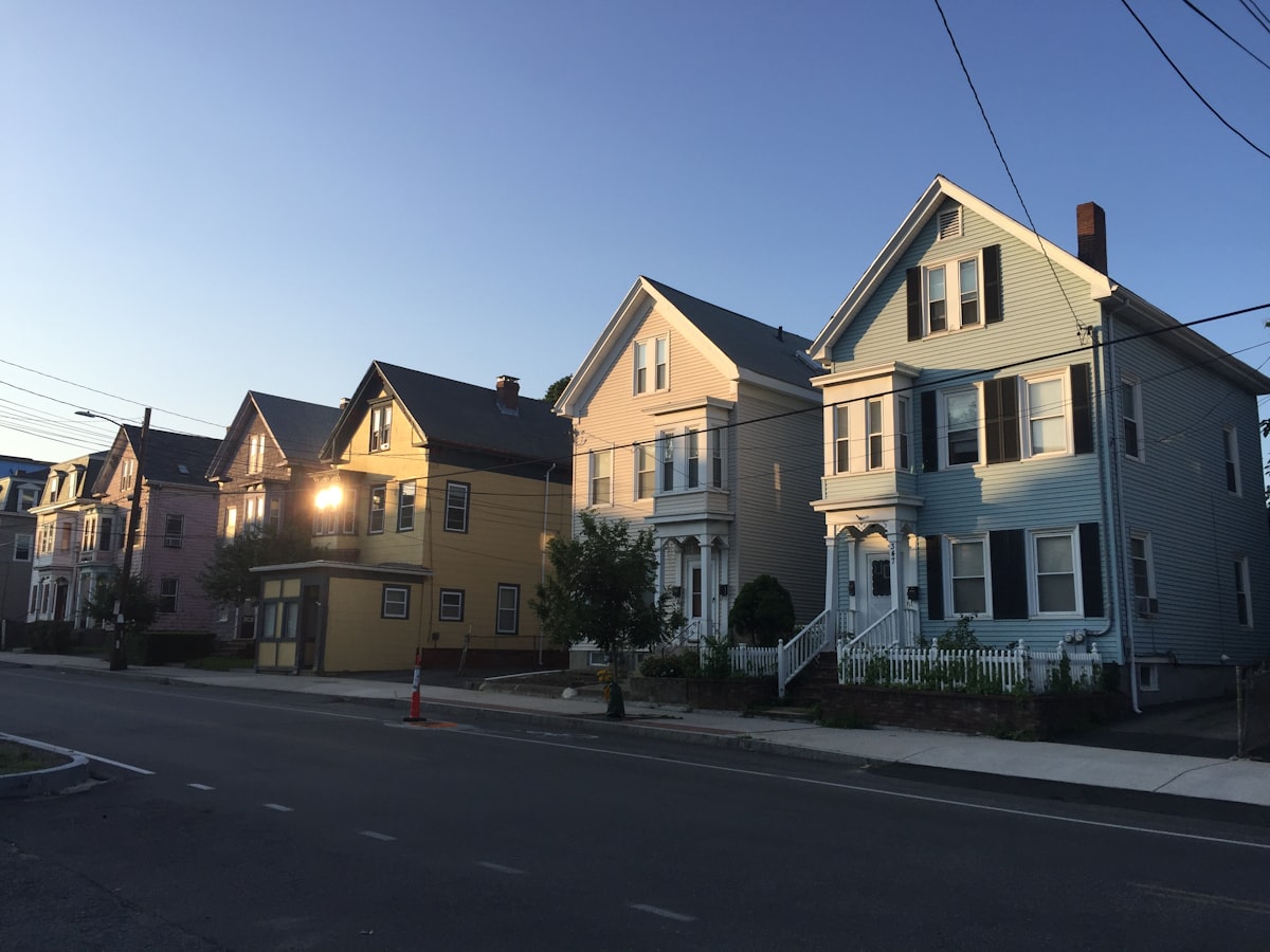 On Beacon Street in Somerville  - at first I thought it was sunrise, but it’s actually a setting sun. This view can be seen in person if you take the Strava segment "Jane's Home Run."  related to Cozy Escapes: The Best Bed and Breakfast Boston Has to Offer